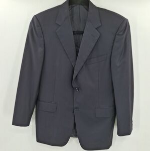 Canali  100% Wool Blazer Jacket Italian Black Preppy Classic Sz‎ EU 50 US 40